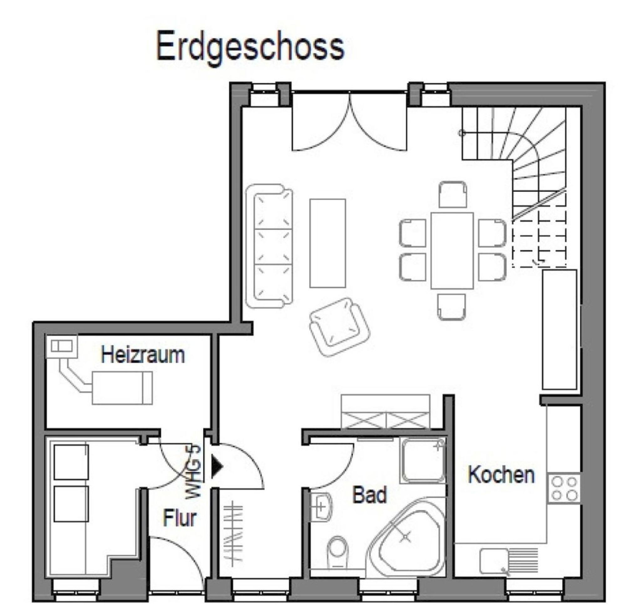 Deichhof Whg 5 Apartment Dunsum Bagian luar foto